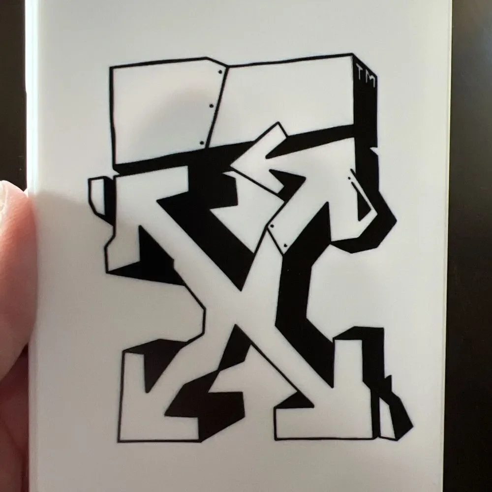 Off-White ARROW GRAFFITI C/O Virgil Abloh iPhone 12 Pro Case (MSRP 200)